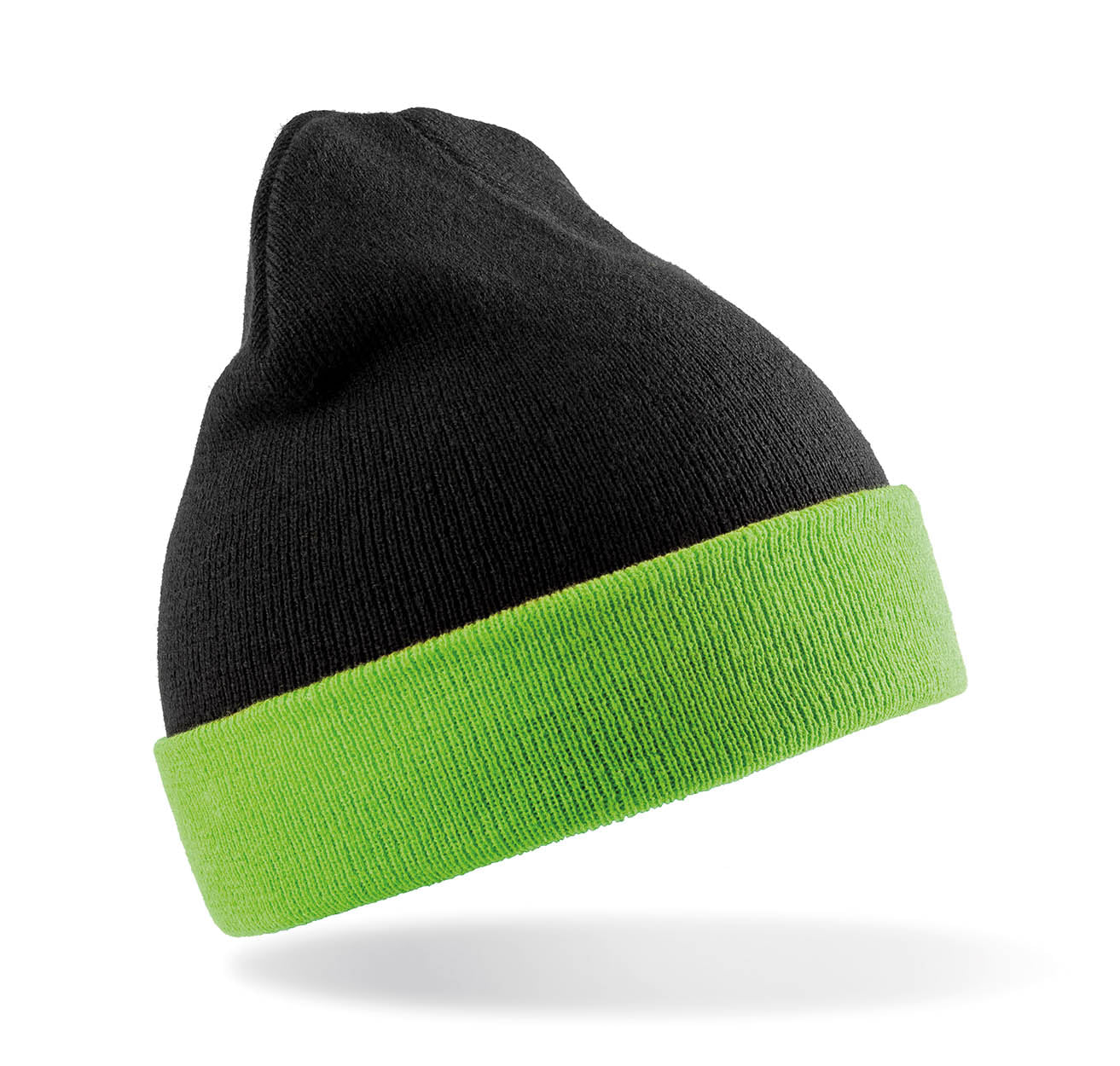 Result Genuine Recycled RC930 Recycled black compass beanie