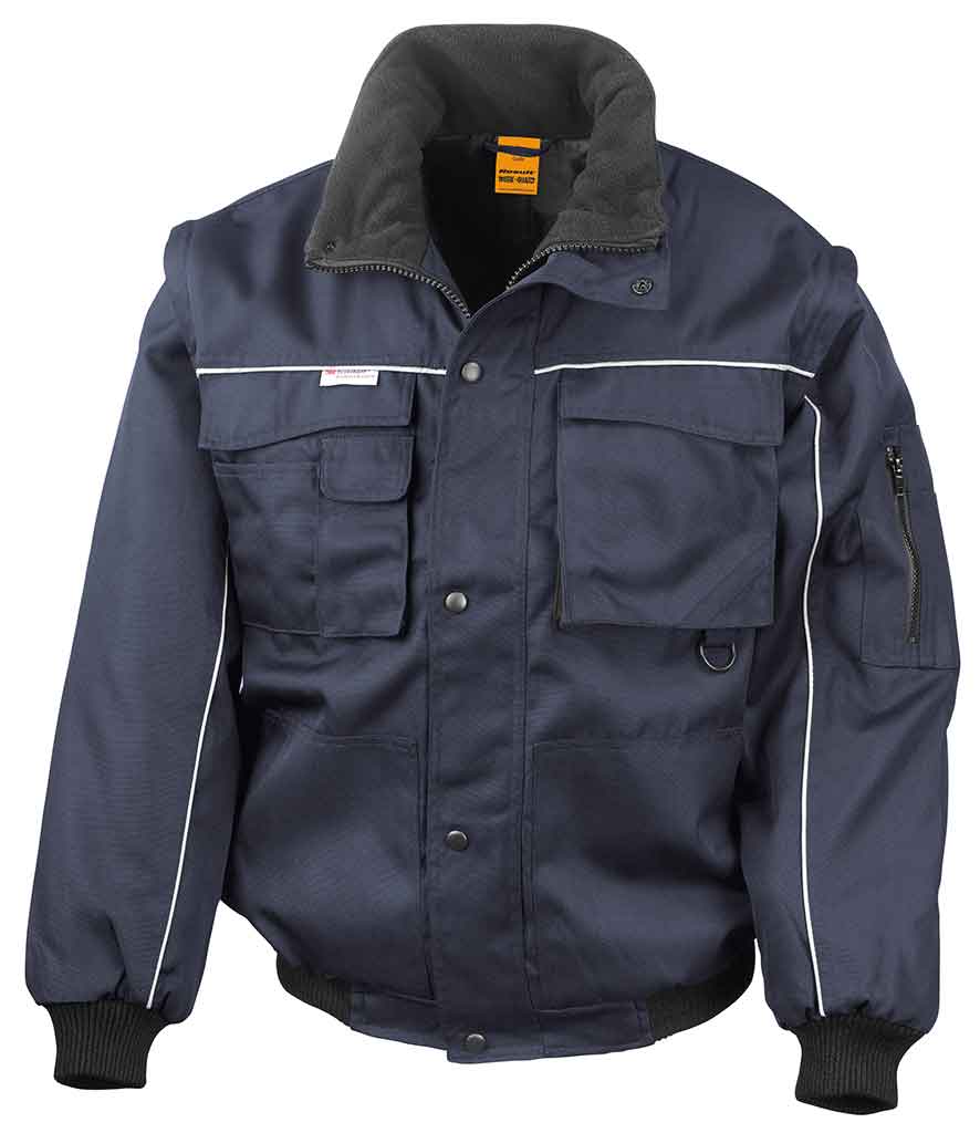 Result RS71 Work Guard Zip Sleeve Pilot Jacket