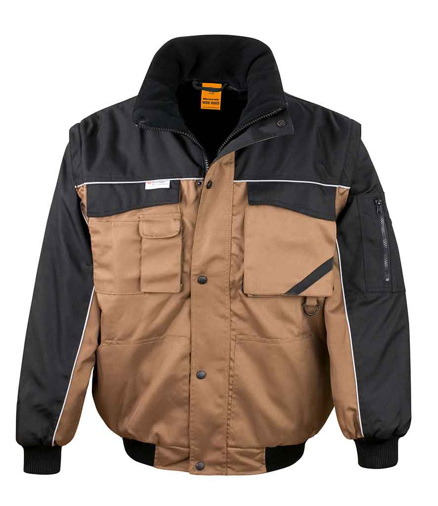 Result RS71 Work Guard Zip Sleeve Pilot Jacket
