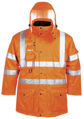 Portwest RT27 Hi-Vis 7-in-1 Traffic Jacket GO/RT