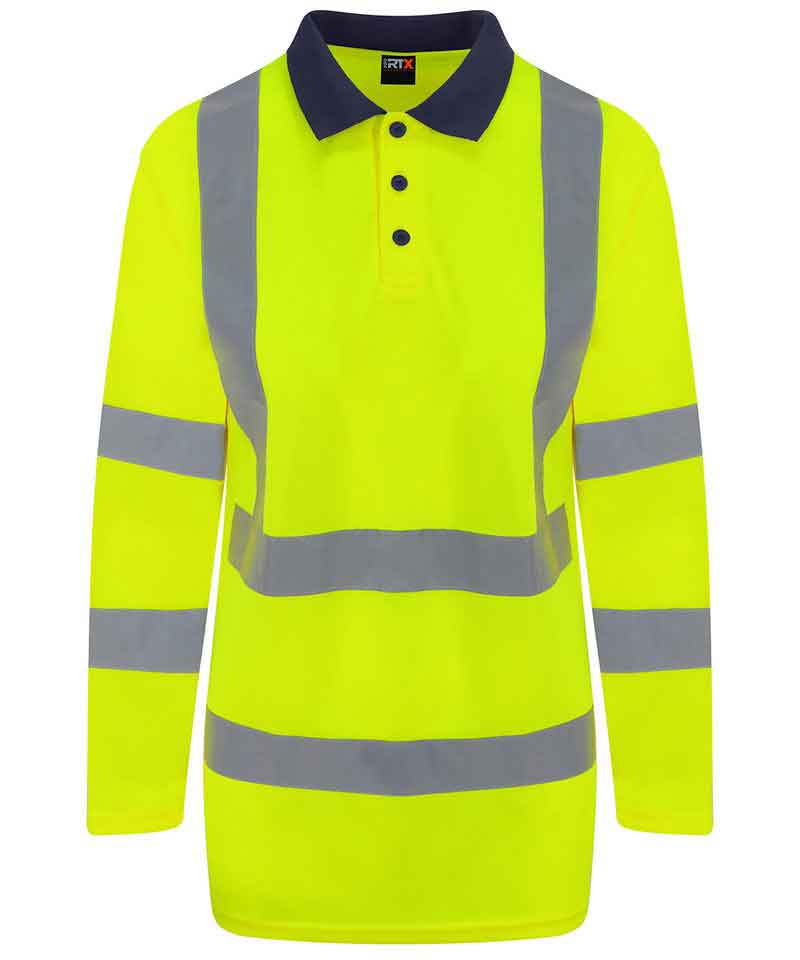 ProRTX High Visibility RX715 High visibility long sleeve polo