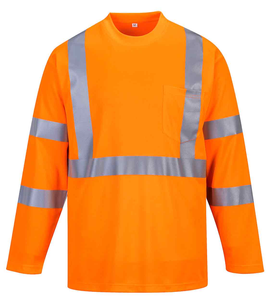 Portwest S191 Hi-Vis Long Sleeve Pocket T-Shirt