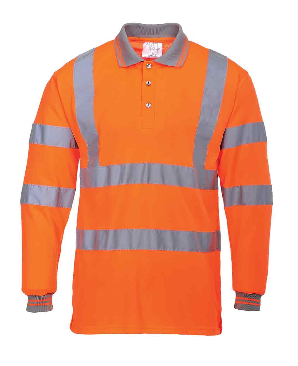 Portwest S277 Hi-Vis Long Sleeved Polo Shirt