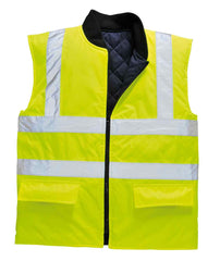 Portwest S469 Hi-Vis Reversible Bodywarmer