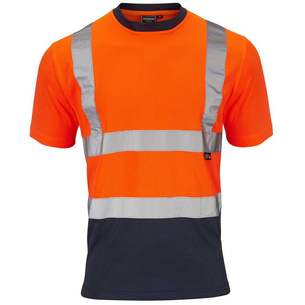 Supertouch H137Hi-Vis 2 Tone Orange T-Shirt