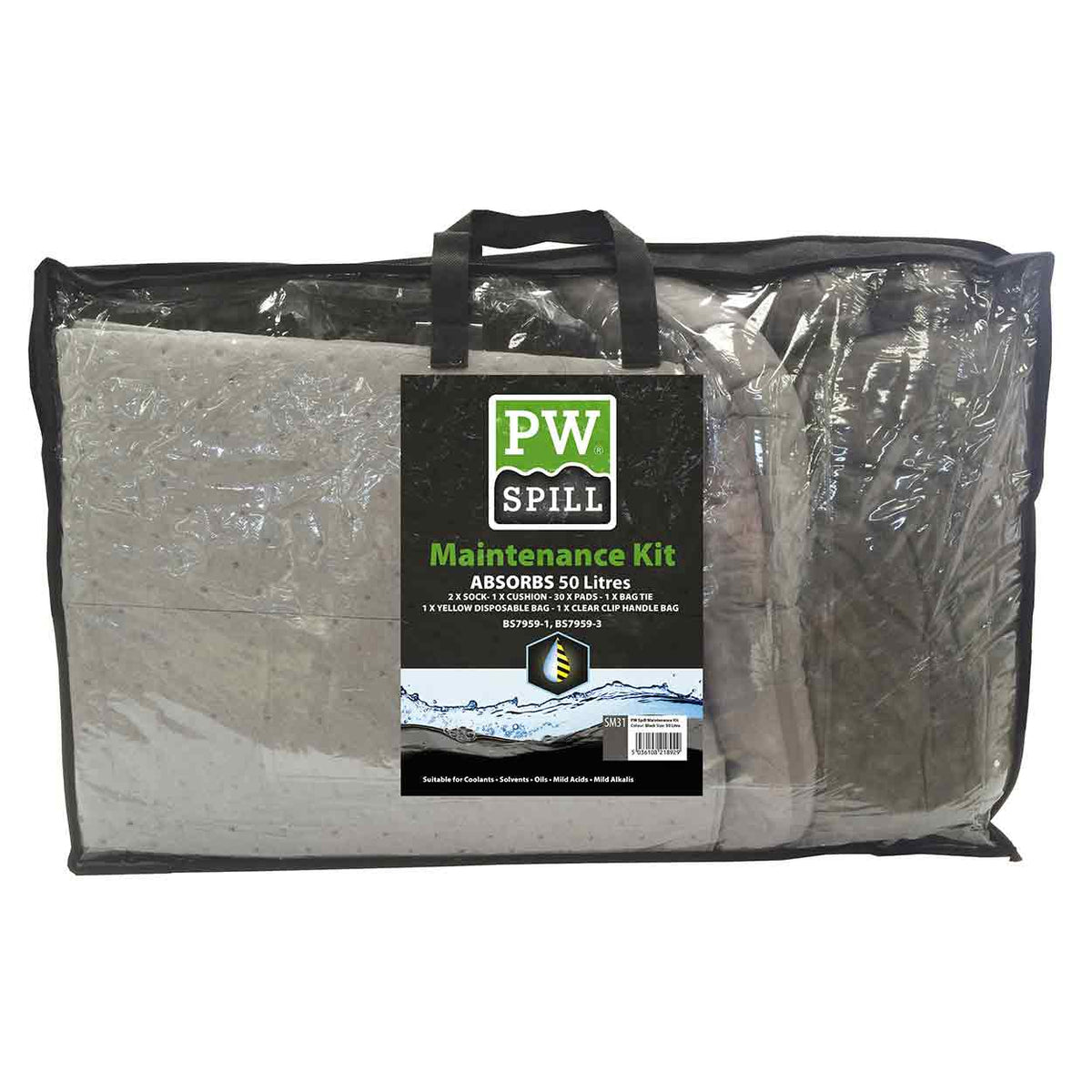 Portwest SM31 Spill Maintenance Kit 50L  Pk3