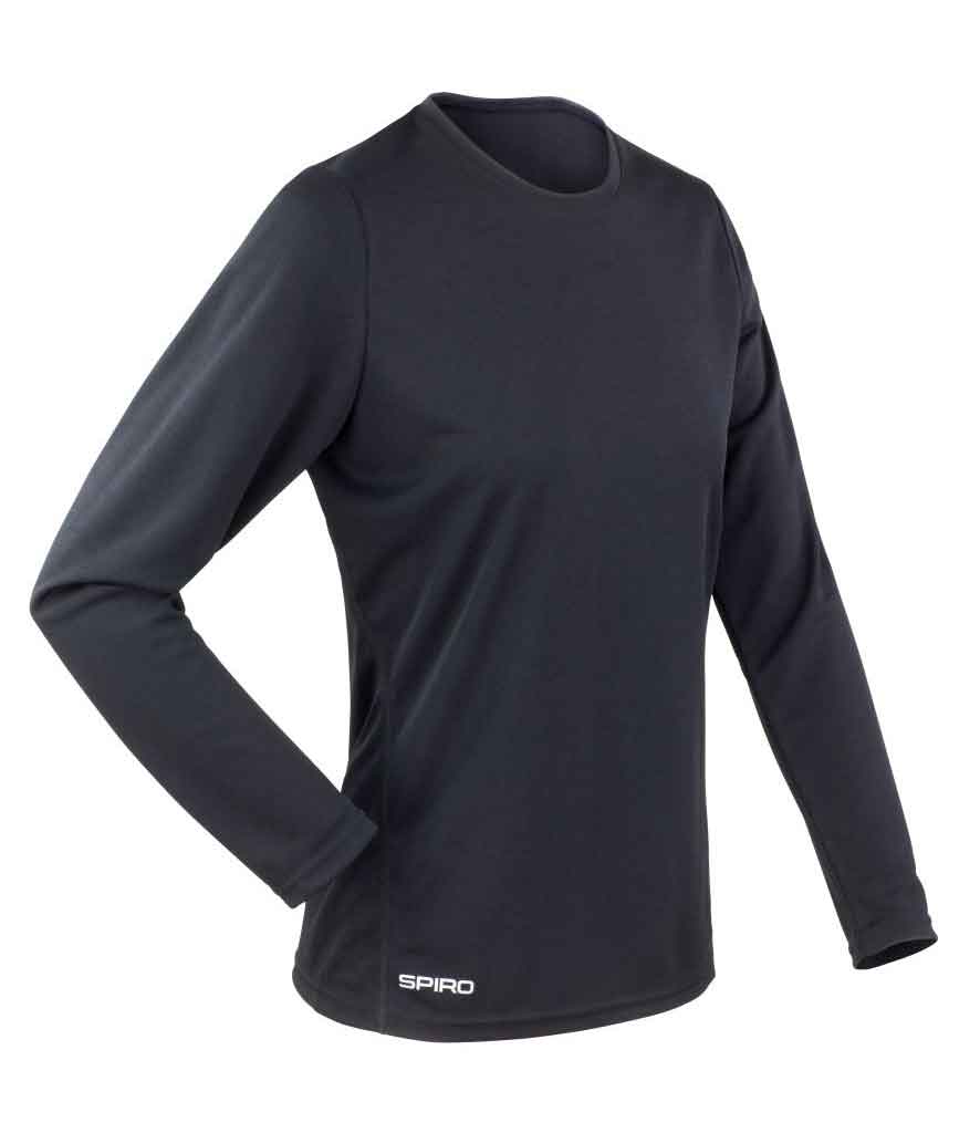 Spiro SR254F Women's Quick Dry Long Sleeve T-Shirt
