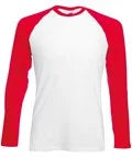 Fruit of the Loom SS32 Baseball Long Sleeve T