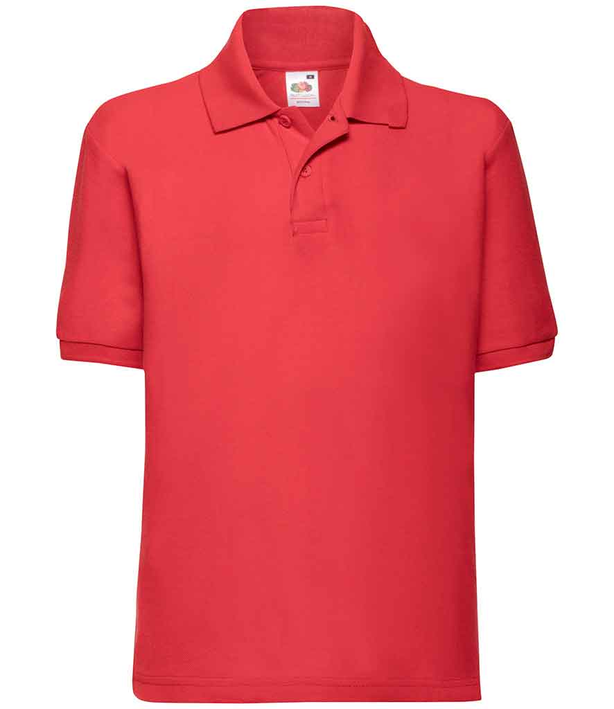 Fruit of the Loom SS11B Kids Pique Polo
