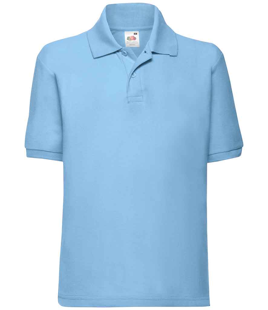 Fruit of the Loom SS11B Kids Pique Polo