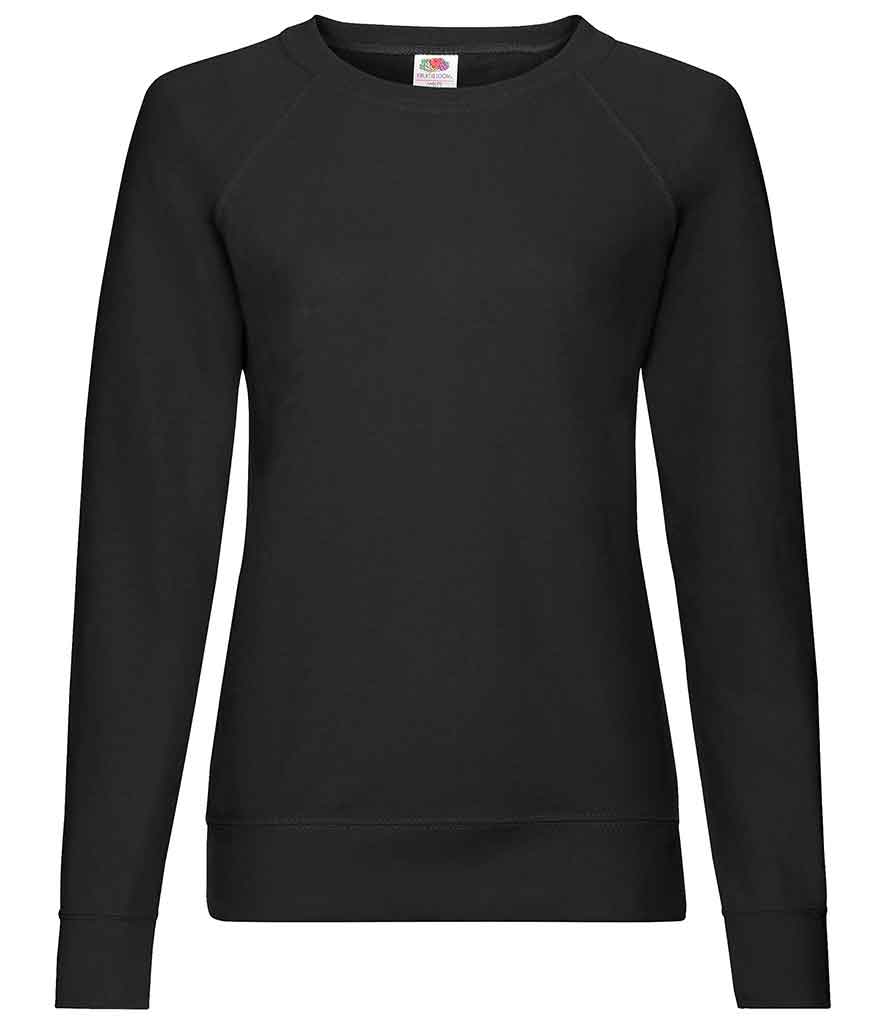 Fruit of the Loom SS180  LadyFit Lightweight Raglan Sweatshirt