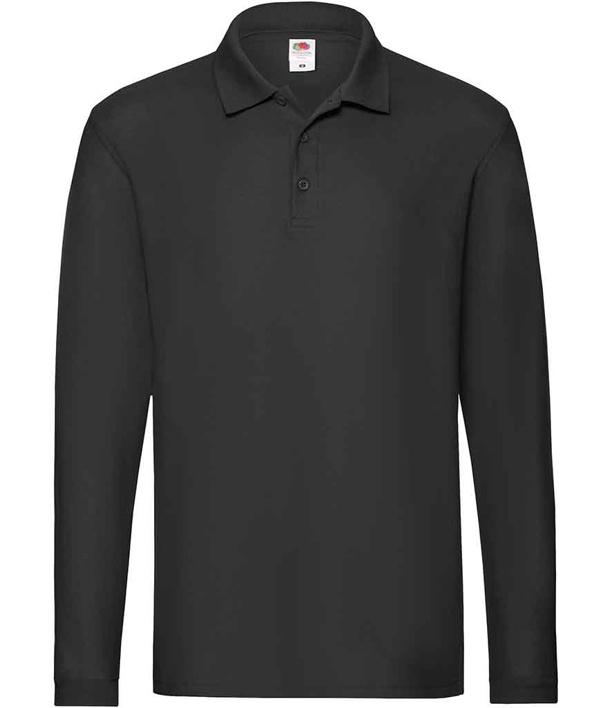 Fruit of the Loom SS24 Long Sleeve Polo Shirt