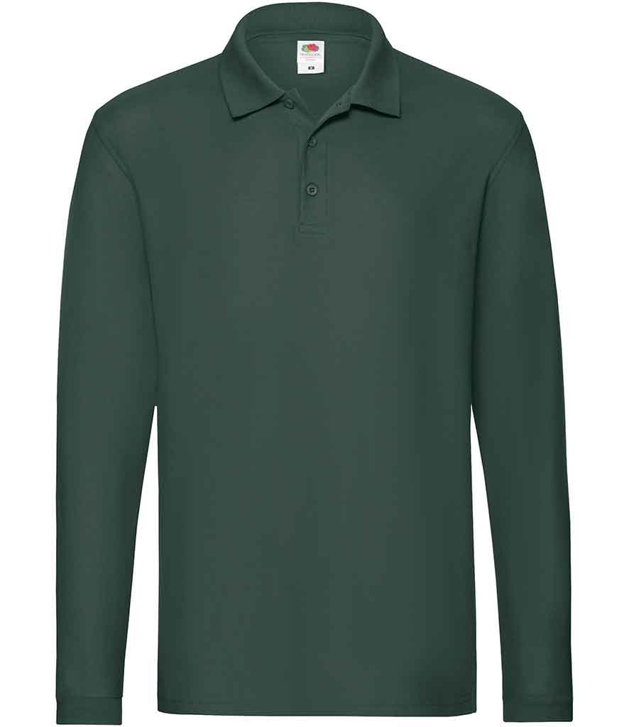 Fruit of the Loom SS24 Long Sleeve Polo Shirt