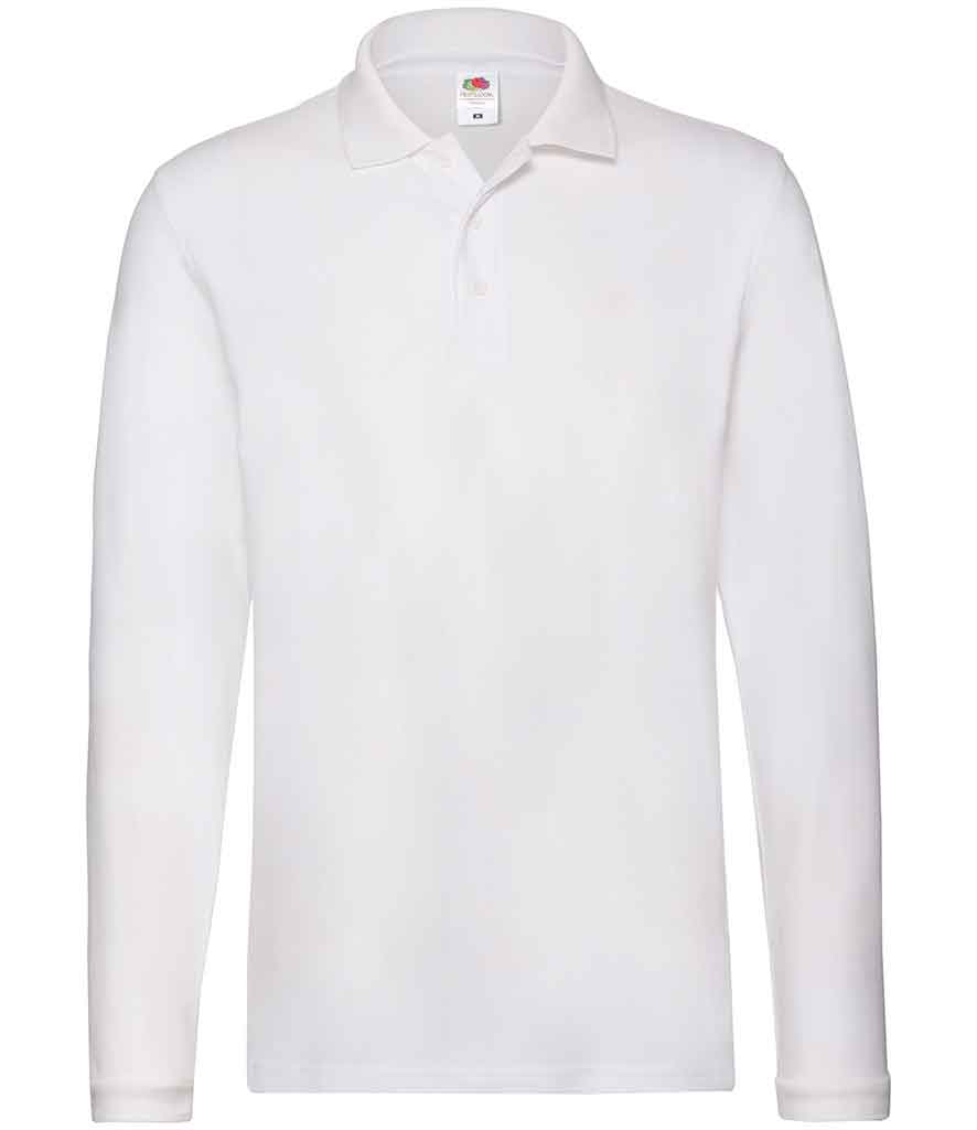 Fruit of the Loom SS24 Long Sleeve Polo Shirt