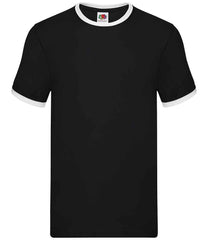 Fruit of the Loom SS34 Contrast Ringer T