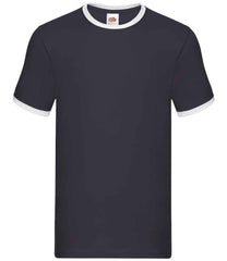 Fruit of the Loom SS34 Contrast Ringer T