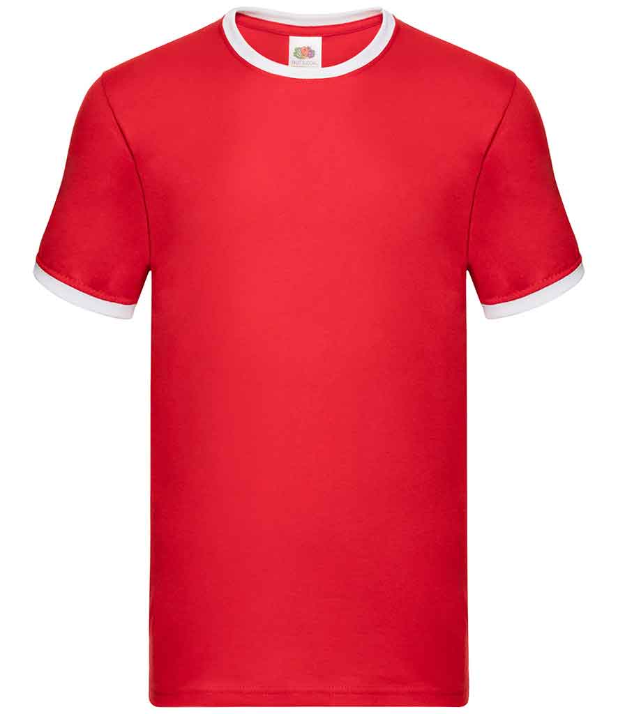 Fruit of the Loom SS34 Contrast Ringer T