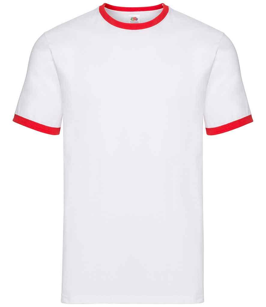 Fruit of the Loom SS34 Contrast Ringer T