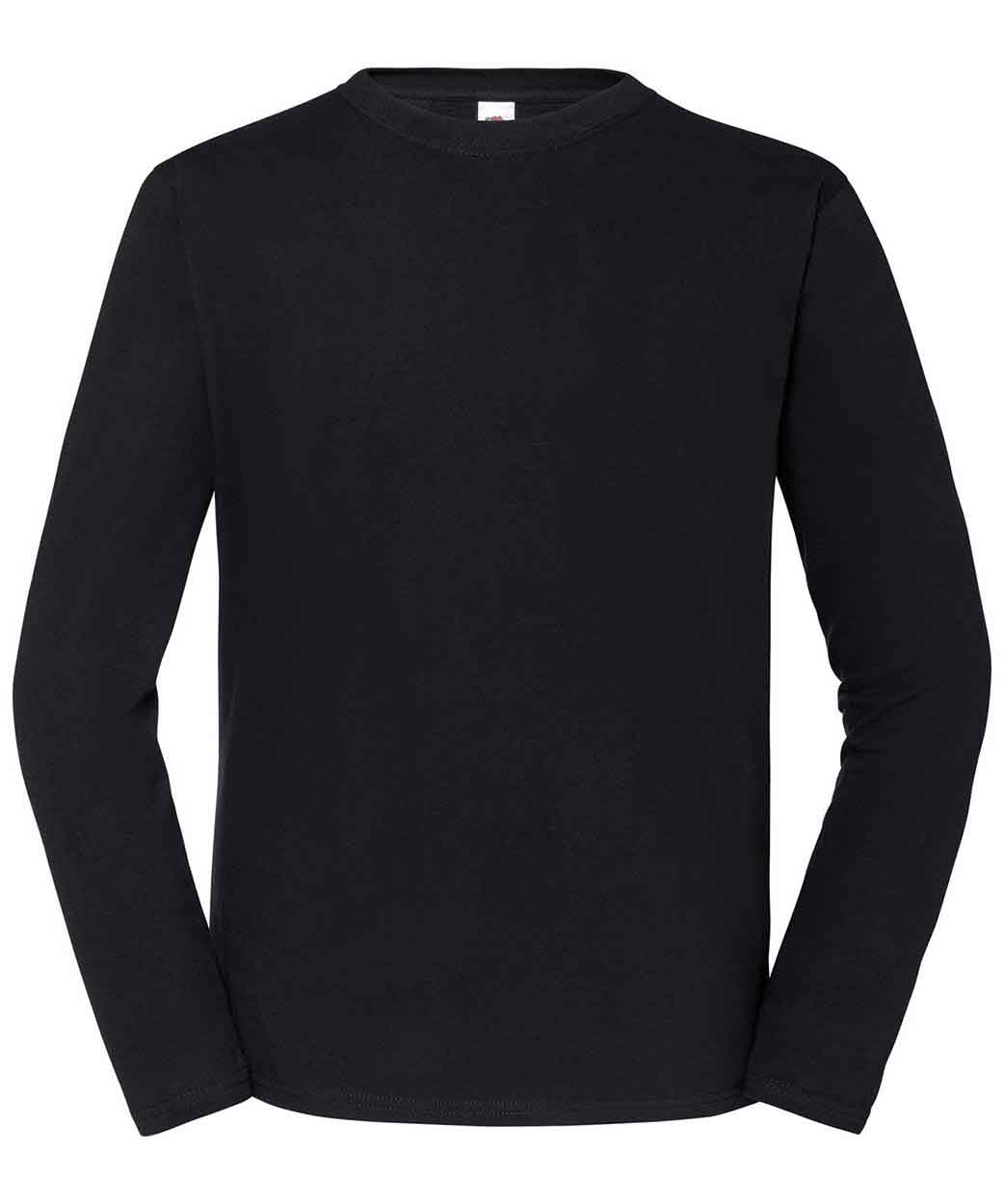 Fruit of the Loom SS434 Iconic 195 ringspun premium long sleeve T