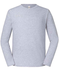 Fruit of the Loom SS434 Iconic 195 ringspun premium long sleeve T