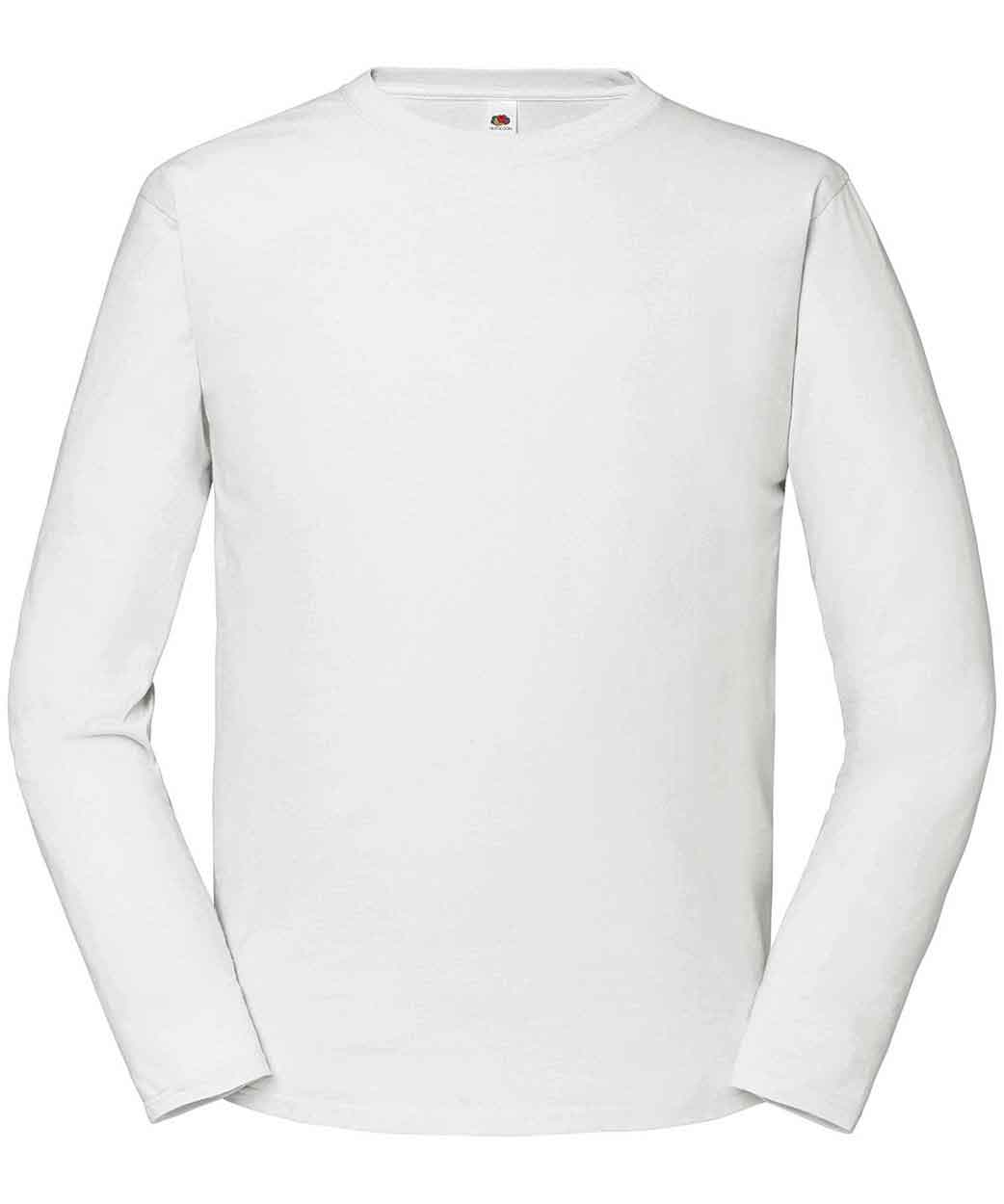 Fruit of the Loom SS434 Iconic 195 ringspun premium long sleeve T