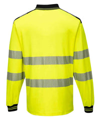 Portwest T184 PW3 Hi-Vis Polo Shirt L/S