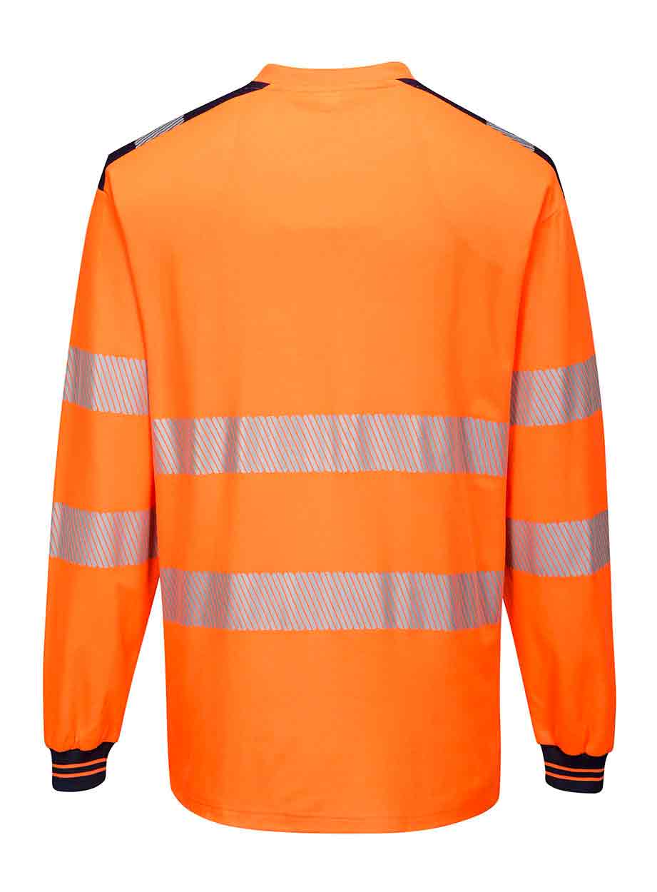 Portwest T185 PW3 Hi-Vis T-Shirt L/S