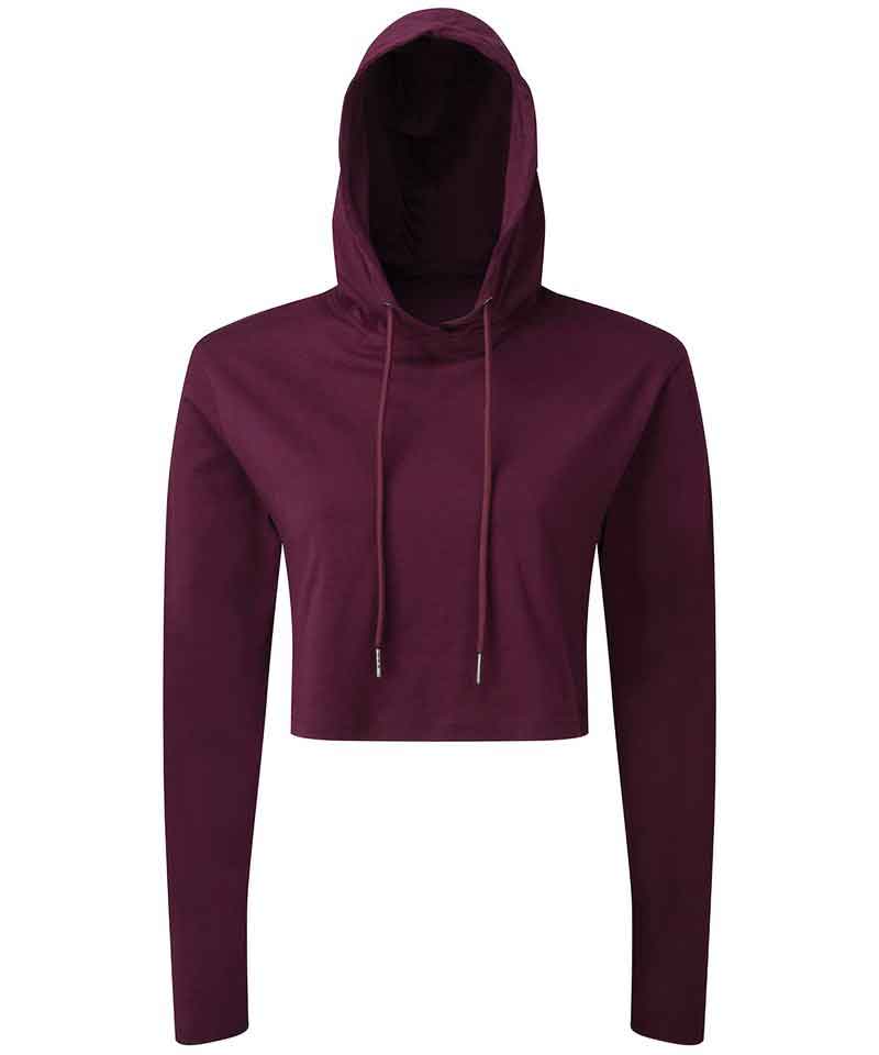 TriDri® TR088 Women's TriDri® cropped hooded long sleeve t-shirt