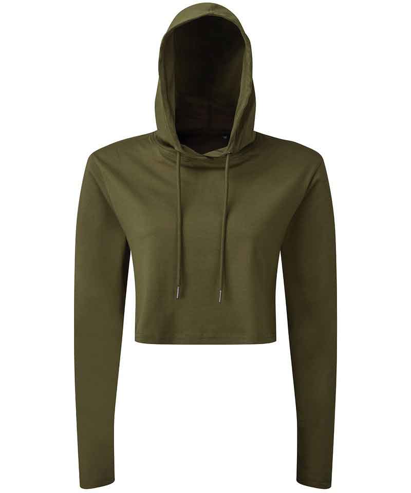 TriDri® TR088 Women's TriDri® cropped hooded long sleeve t-shirt