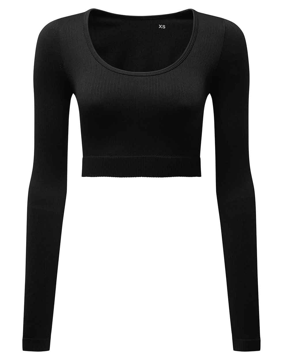 TriDri® TR224 Women’s TriDri® ribbed seamless '3D Fit' crop top
