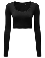 TriDri® TR224 Women’s TriDri® ribbed seamless '3D Fit' crop top