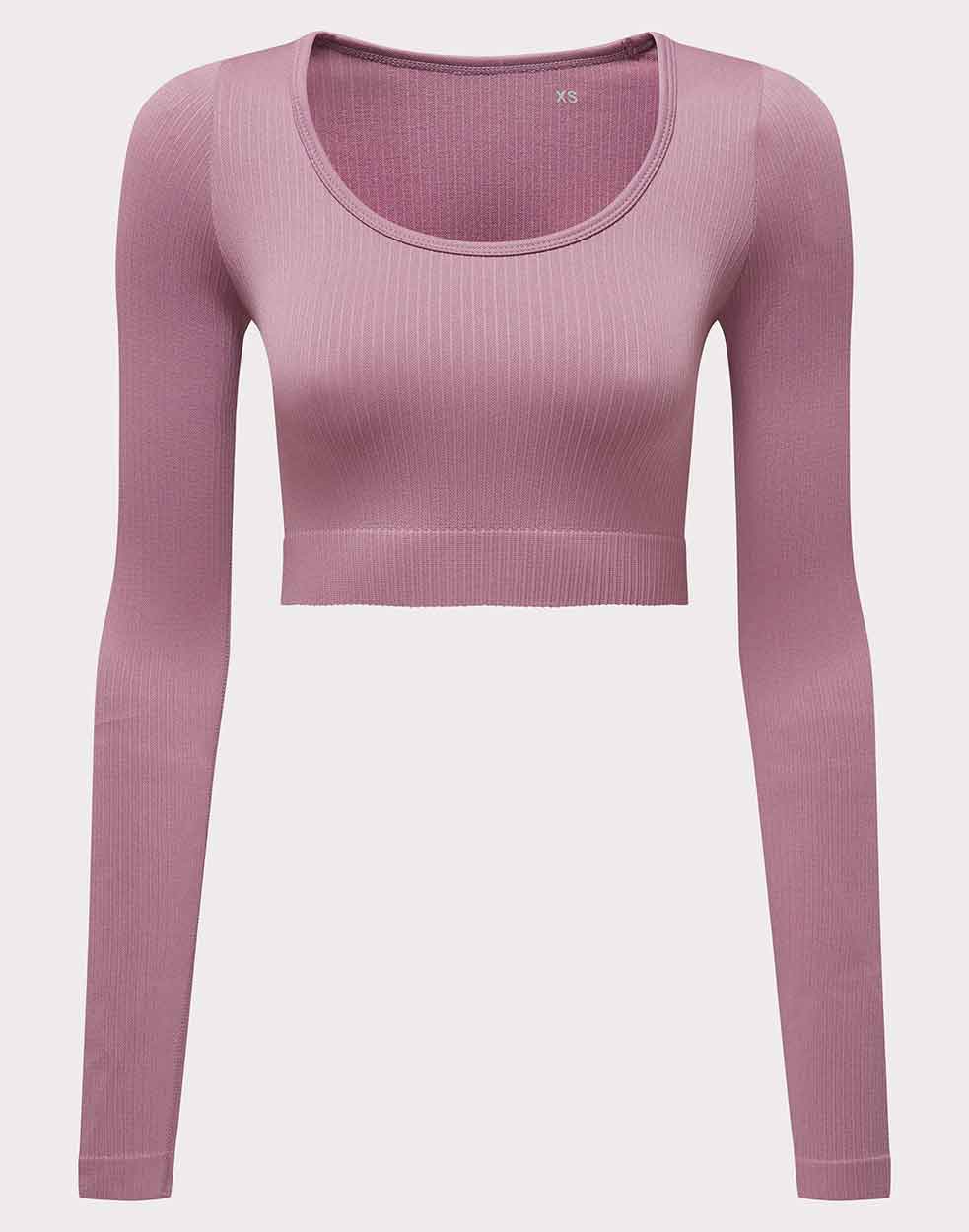 TriDri® TR224 Women’s TriDri® ribbed seamless '3D Fit' crop top