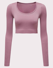 TriDri® TR224 Women’s TriDri® ribbed seamless '3D Fit' crop top