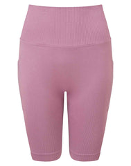 TriDri® TR225 Women’s TriDri® ribbed seamless '3D Fit' cycle shorts