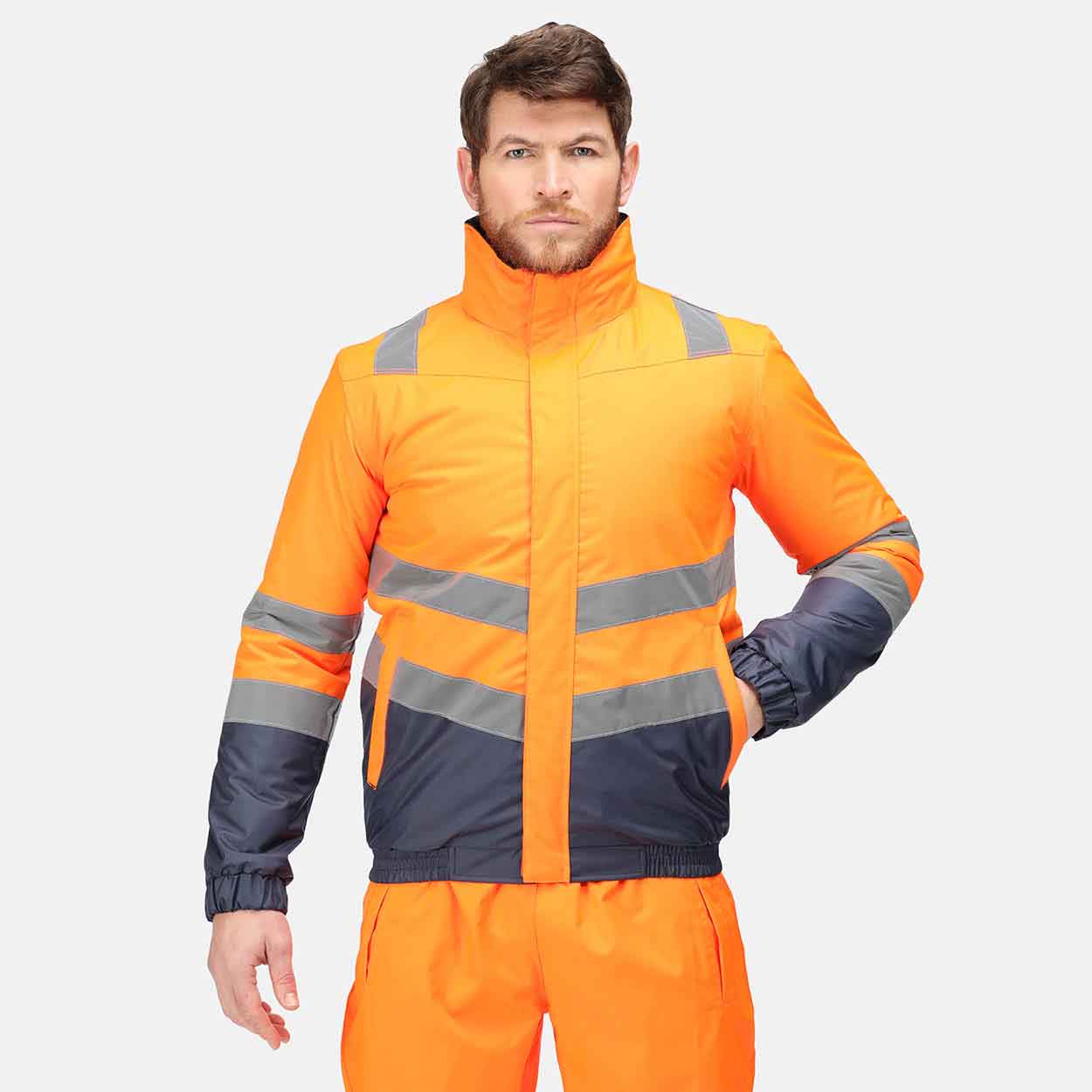 Regatta Professional TRA218 Pro HiVis Bomber Jacket