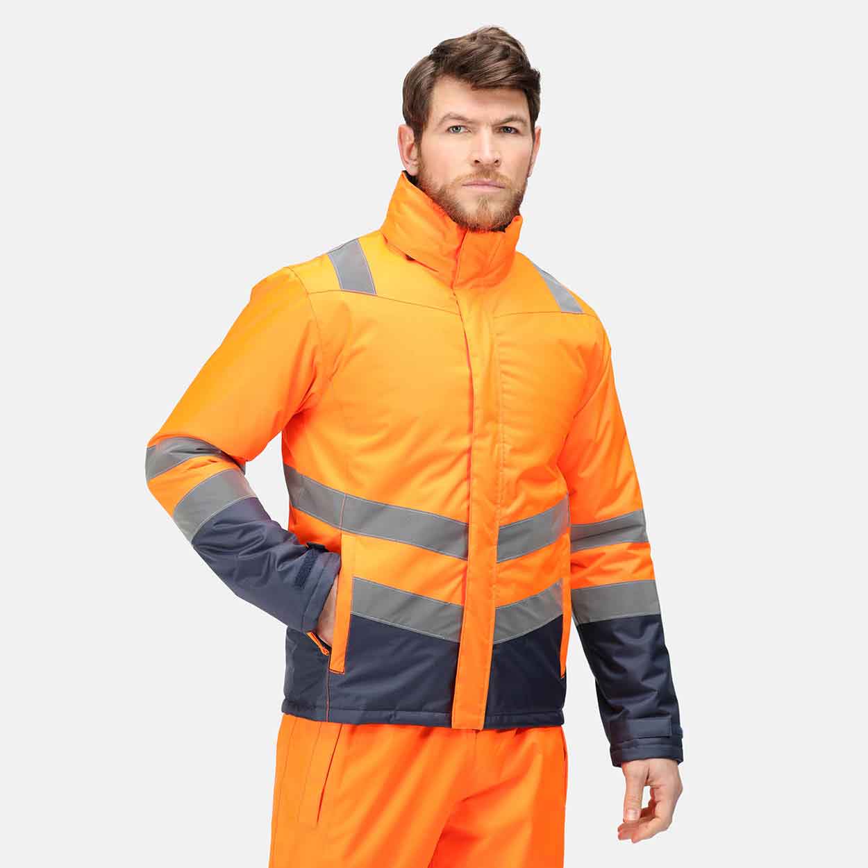 Regatta Professional TRA219 Pro Hi Vis Insulated parka