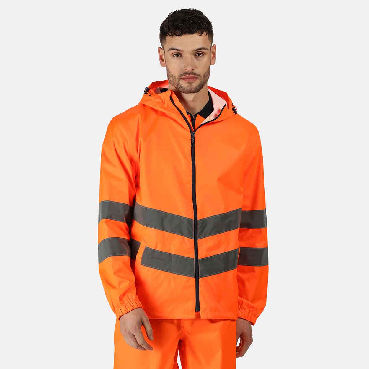 Regatta Professional TRW497 HiVisPro Packaway Jacket