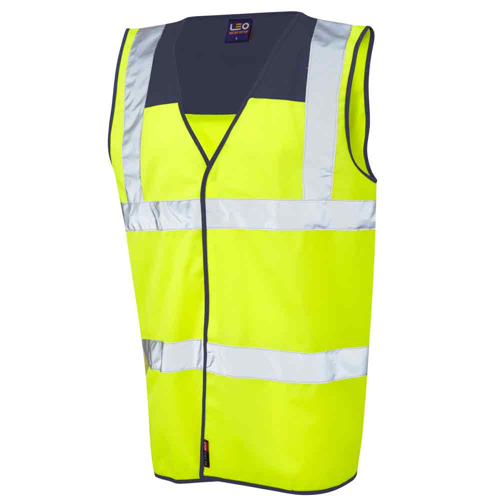Leo Bradworthy EcoViz Red Yoke Waistcoat