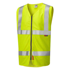 Leo Jacobstowe EcoViz LFS/AS Zip Waistcoat (EN 14116 & EN 1149)