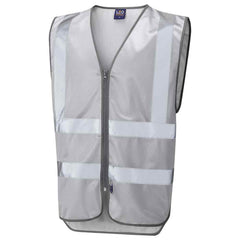 Leo Commodore Zipped Reflective Waistcoat in either Bronze, Gold, Silver