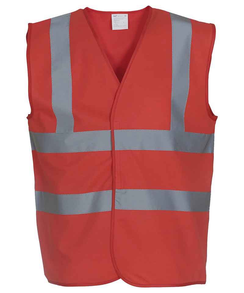 Yoko YK001 Hi Vis 2 Band And Braces Waistcoat (HVW100)