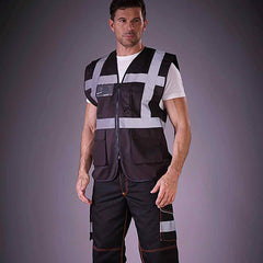 Yoko YK002 Multi-Functional Executive Hi Vis Waistcoat (HVW801)