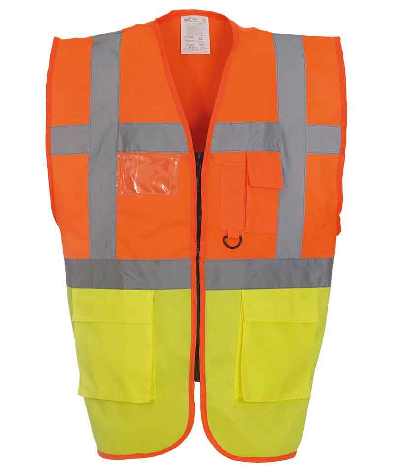 Yoko YK002 Multi-Functional Executive Hi Vis Waistcoat (HVW801)