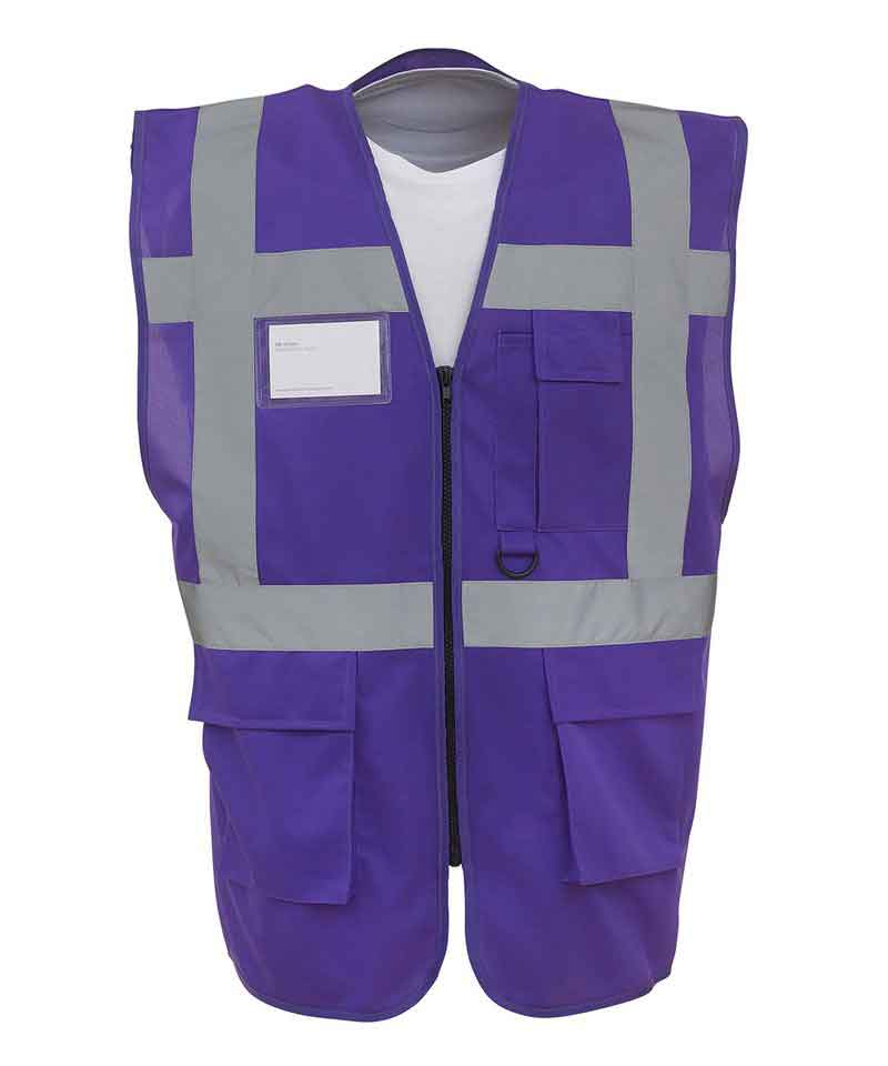 Yoko YK002 Multi-Functional Executive Hi Vis Waistcoat (HVW801)