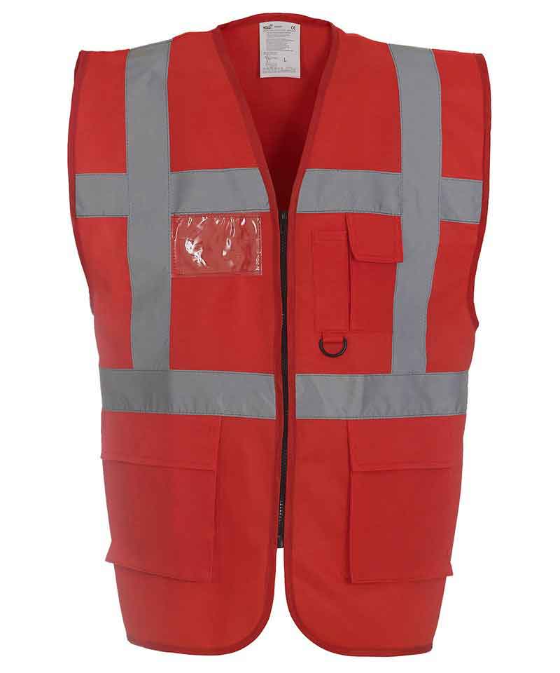 Yoko YK002 Multi-Functional Executive Hi Vis Waistcoat (HVW801)