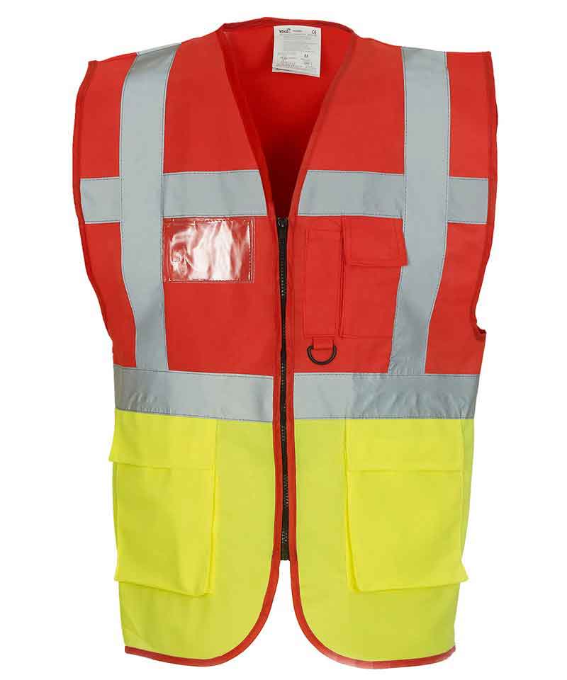 Yoko YK002 Multi-Functional Executive Hi Vis Waistcoat (HVW801)