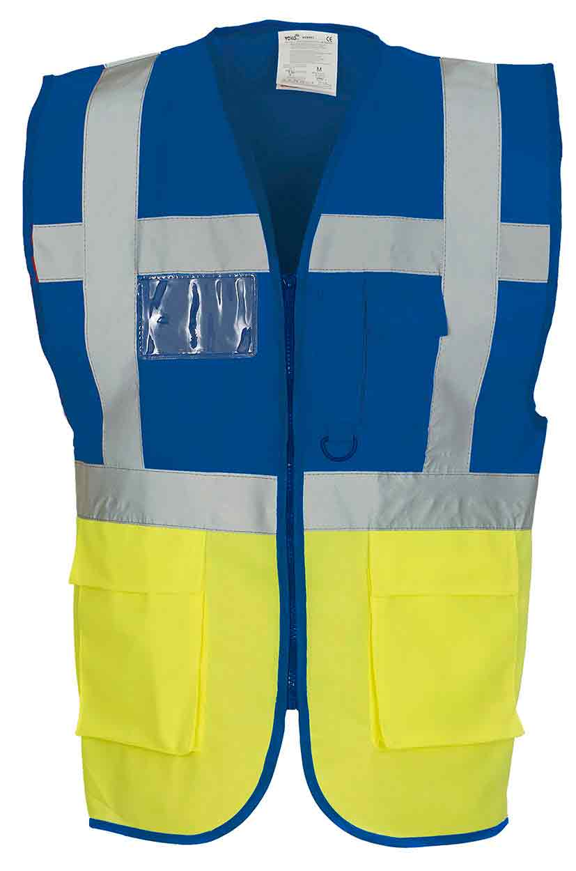 Yoko YK002 Multi-Functional Executive Hi Vis Waistcoat (HVW801)
