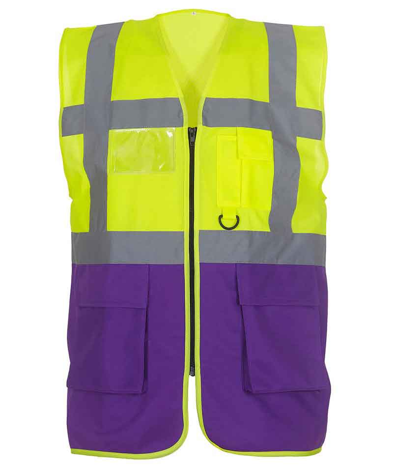 Yoko YK002 Multi-Functional Executive Hi Vis Waistcoat (HVW801)