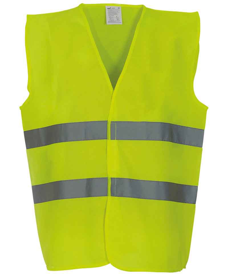 Yoko YK003 Hi Vis 2 Bands Waistcoat (HVW102)