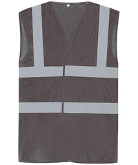 Yoko YK006 Top Cool Open Mesh 2 Band And Braces Waistcoat (HVW120)
